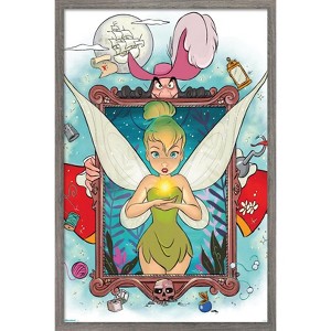 Trends International Disney Tinker Bell - Framed Magic with Hook Framed Wall Poster Prints - 1 of 4