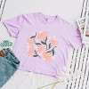 Simply Sage Market Pink Daisies Boxy Crop Top - 2 of 4