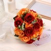 Unique Bargains Wedding Artificial Bouquet Silk Ribbon Bridal Bouquet 1 Pc - 4 of 4