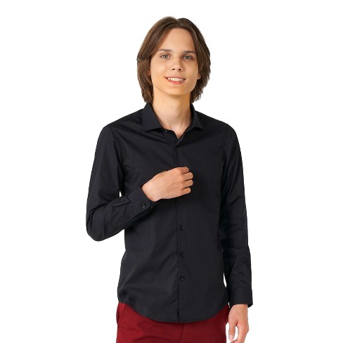 Target black dress shirt online