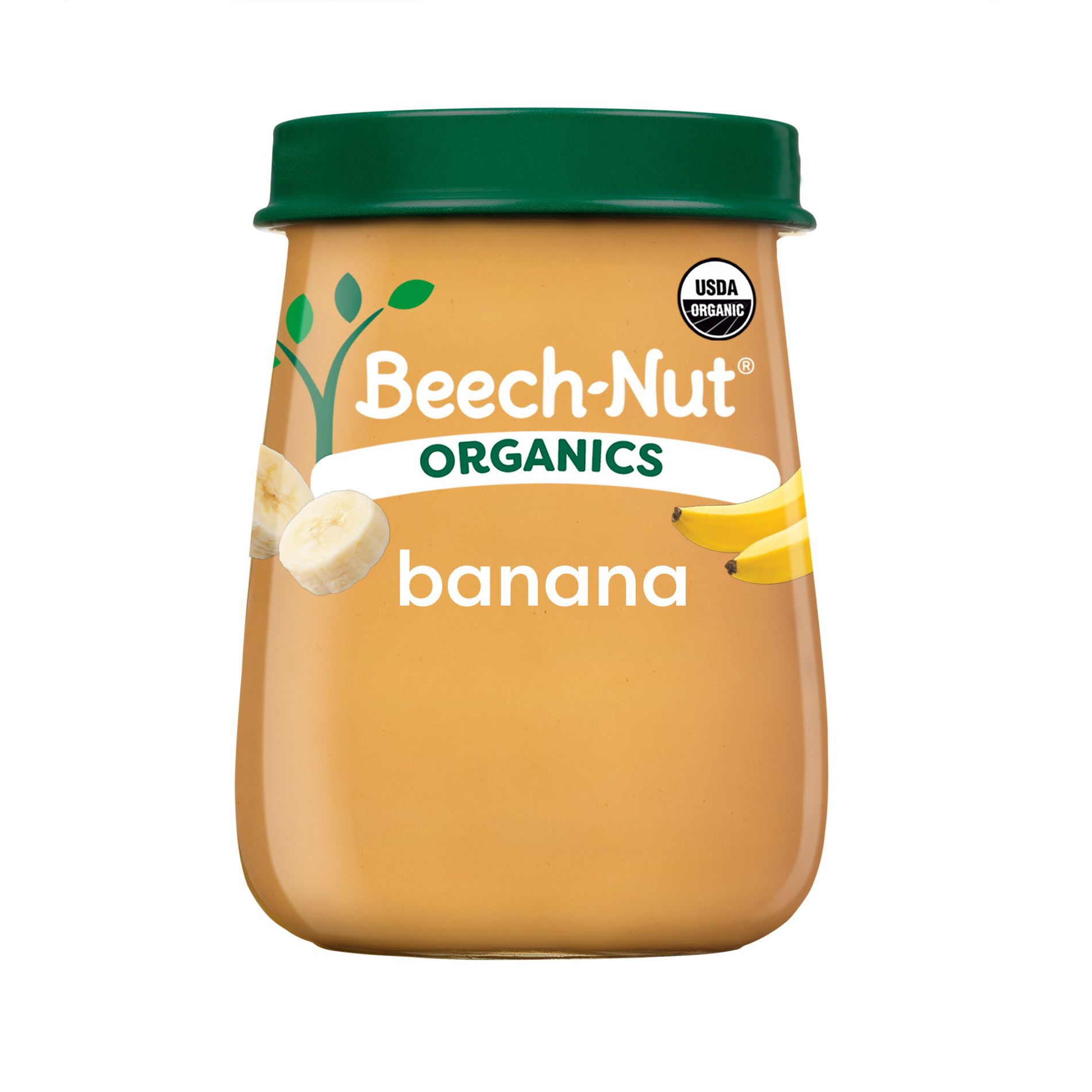 Beech-Nut Non-GMO Organics Bananas Baby Food Jar - 4oz