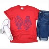Simply Sage Market Two Lobsters Blue Garment Dyed Tee - 3 of 4
