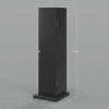 Resenkos Bathroom Cabinet,Small Toilet Paper Cabinet, Bathroom Corner Cabinet with Doors and Shelves for Paper Shampoo, Black - 3 of 4