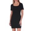 InstantFigure Short Dress with Square Neck and Short Sleeves 168027 - 4 of 4
