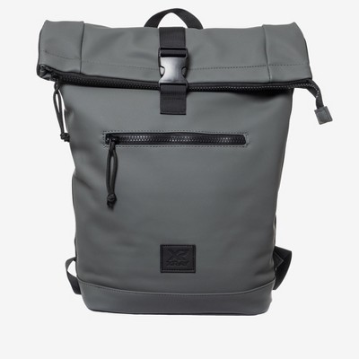 X RAY Roll Top Laptop Backpack for Men Women, PU