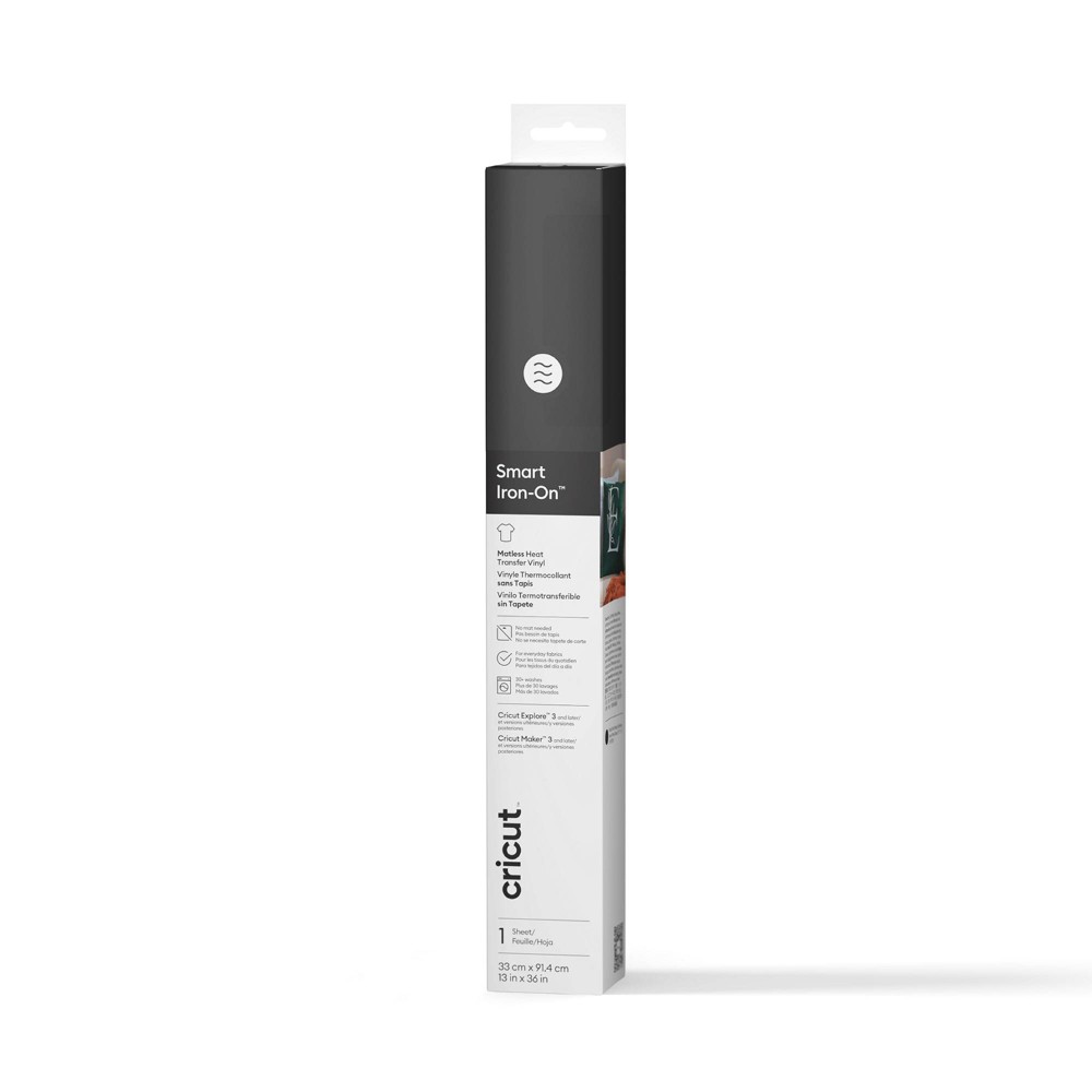 Cricut 3' Smart Iron-On Vinyl - Black