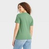 Women's Fifth Avenue Manhattan Short Sleeve Graphic T-Shirt - Green - 2 of 3