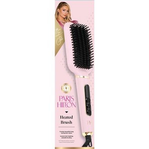 Paris Hilton Hair Straightening Brush with Precision Heat Control for Smooth, Frizz-Free Styling - 1 of 1