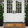 A1HC Natural Coir & Rubber Monogrammed 30"X60" Door Mat, Heavy Duty, Non-Slip Outdoor Entry Doormats - 3 of 4