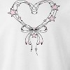 Rerun Island Men's Heart Bow Outlines Stars Long Sleeve Graphic Cotton Pullover Sweatshirt - 2 of 4