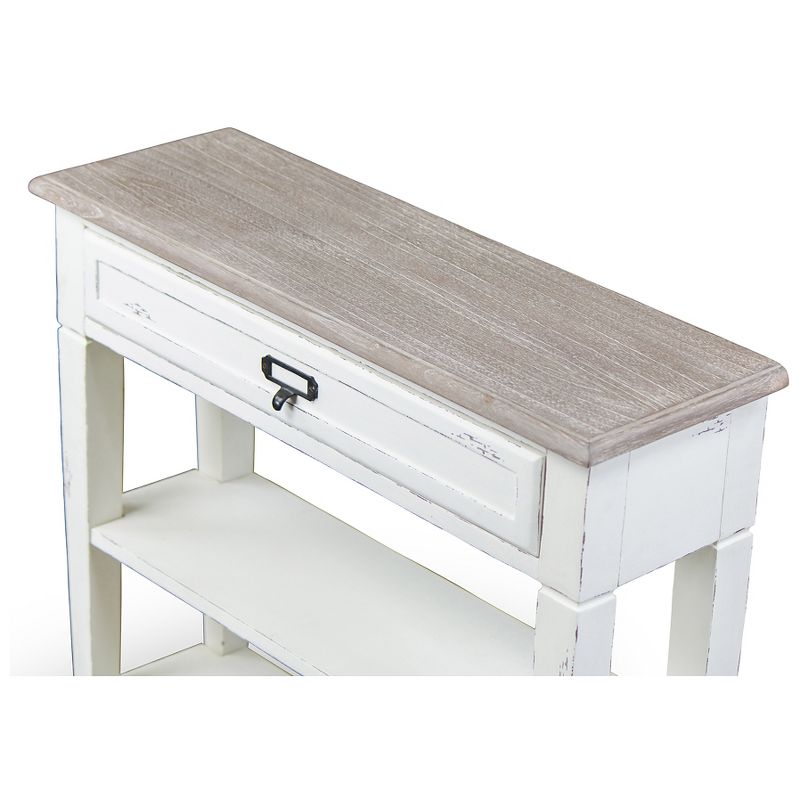 Dauphine Traditional French Accent Console Table 1 Drawer - Baxton Studio, 4 of 12