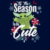 Boy's Star Wars The Mandalorian Christmas The Child Cute Season T-Shirt - 2 of 4