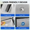 Acekool Stainless Utility Sink 41"x23"x45", Double Compartment Commercial Sink for Kitchen, Laundry, Garage, Outdoor - 4 of 4