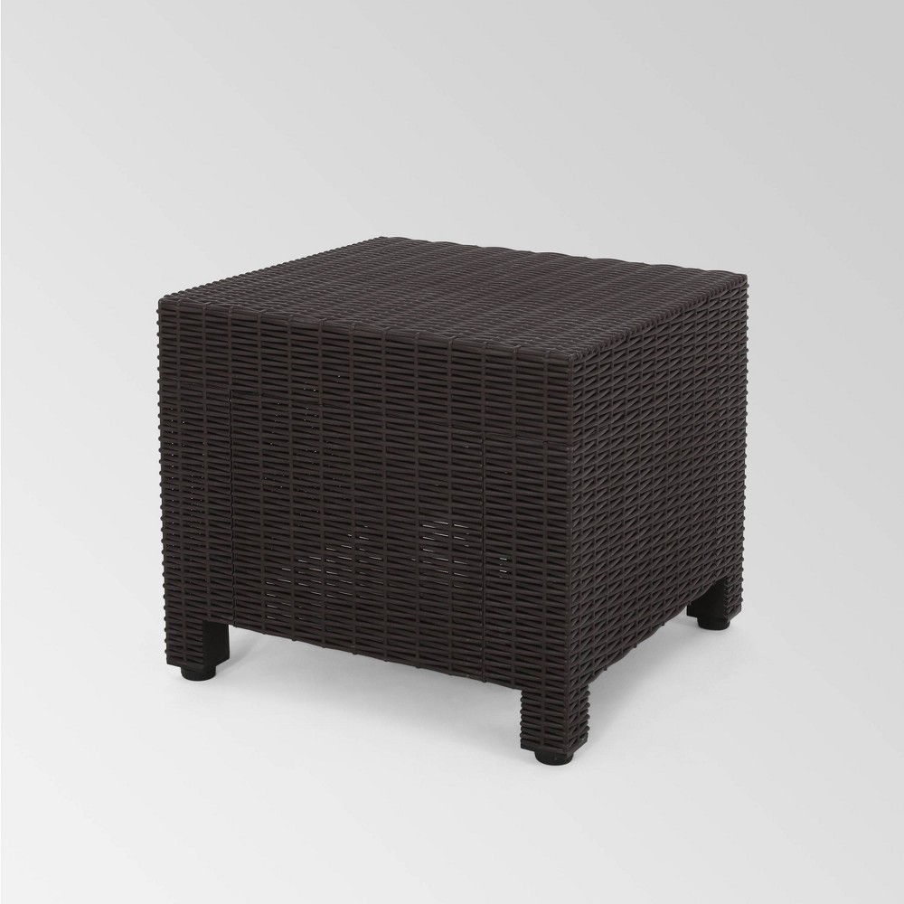 Christopher Knight Home Waverly Faux Wicker Side Table Dark Christopher Knight Home From Target Daily Mail