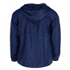 CTM Men's Solid Color Water Resistant Hooded Zip Up Winderbreaker Jacket - 2 of 3