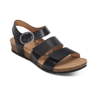 Aetrex Lilly Adjustable Quarter Strap Sandal
