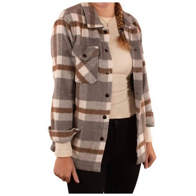 Women's Cassidy Classic Plaid Shacket - Michelle Mae 3x : Target