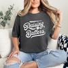 Simply Sage Market Women's Raising Ballers Bat Short Sleeve Garment Dyed Tee - 2 of 4