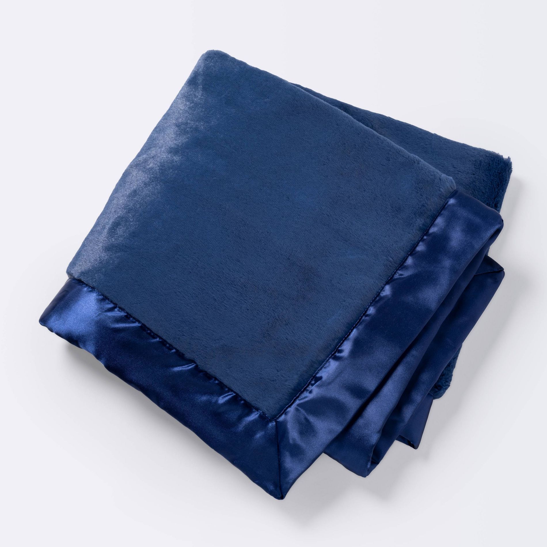 Solid Satin Edge Plush Blanket - Cloud Island™