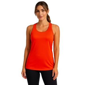 Galaxy By Harvic Women's Moisture Wicking Racerback Tank - 1 of 4