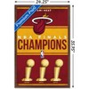 Trends International NBA Miami Heat - Champions 23 Framed Wall Poster Prints - 3 of 4