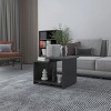 Syemin End Tables Rectangular Side Table, Marble Top Coffee Table, Side Table Home Accent Table, Night Stands Side Table, Black, 23.6"*17.7"*16.6" - 2 of 4