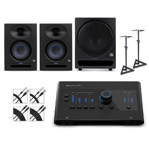 PreSonus Quantum ES4 Audio Interface with Eris 2nd Gen Studio Monitor Pair & Pro Sub10 (Cables & Stands Included) - 1 of 4