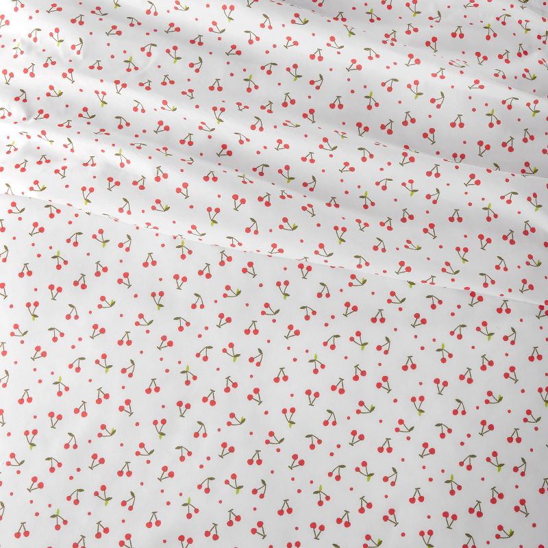Cherry Microfiber Kids' Sheet Set - Pillowfort™, 3 of 6