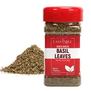 Eastanbul Dried Basil, Dried Basil Leaves, Turkish Feslegen, 2.12oz - 1 of 4