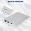 Threshold Ramps for Doorways,Aluminum Entry Threshold Ramp  for Doorways and Raised Landings, Weight Capacity 700 LB - 2 of 4