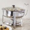 Gibson Home Langston 4 Piece 4.5 Quart Round Chafing Dish - image 2 of 4