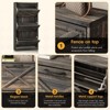 Shoe Cabinet Storage for Entryway, Narrow Shoe Rack Cabinet - 3 of 4