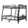 TIRAMISUBEST Metal Bunk Bed with Ladder and Slats Support for Kids Teens, Metal Bunk Bedframe with Guardrail - 4 of 4