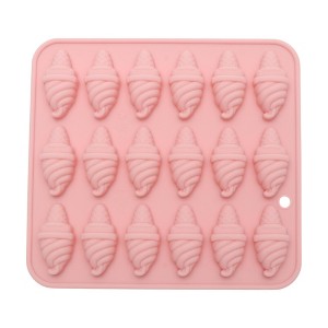 Unique Bargains Chocolate Mould 18-Cavity Ice Cream Cone Candy Mould Hand Wash 5.75"x5.31"x0.51" 1 Pc - 1 of 4