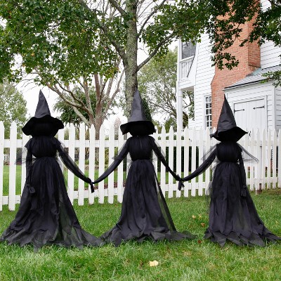 Evergreen Halloween Witch Outdoor Decor Stake