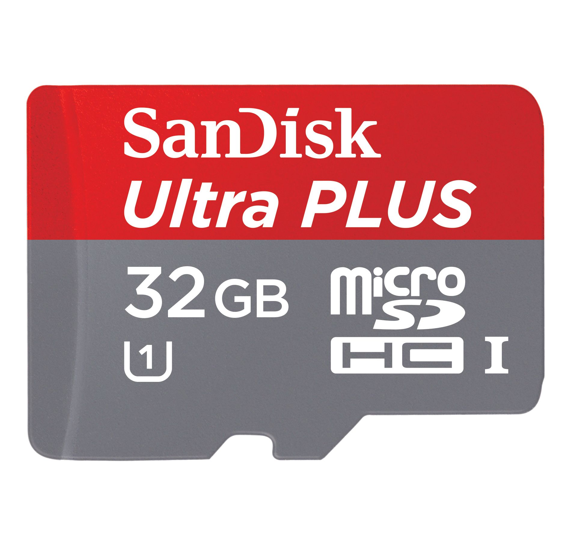 SanDisk Ultra PLUS 32GB microSD Memory Card