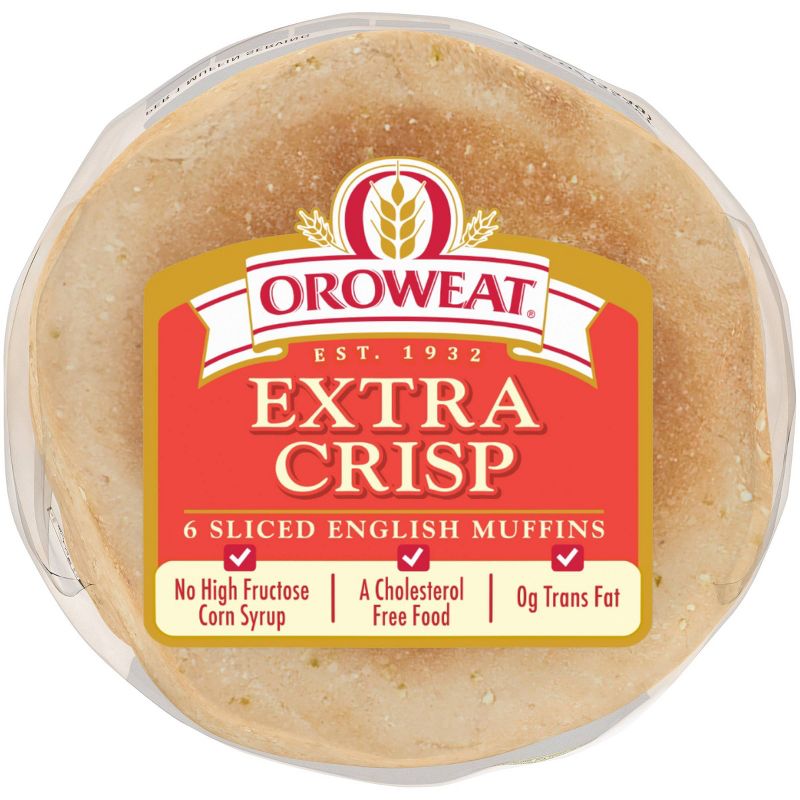 Oroweat Extra Crisp English Muffin - 12.5oz/6ct, 5 of 7
