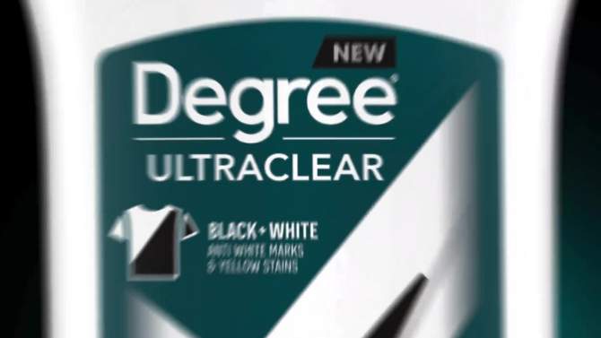 Degree Men Ultraclear Black + White 72-Hour Antiperspirant &#38; Deodorant - 2.7oz/2pk, 2 of 11, play video