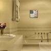 Stupell Industries Paris Flower Market Bath Tub, 12" x 12" - 2 of 4