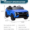 24V Licensed Cadillac Ride On Truck Car for Kids,2 Seater Electric Vehicle w/Parent Remote Control - 2 of 4
