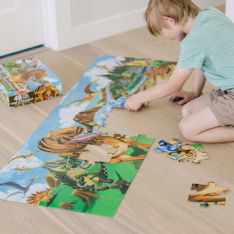 Melissa And Doug Land Of Dinosaurs Floor Puzzle 48pc, 3 of 11