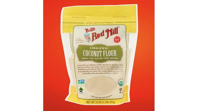 Bob&#39;s Red Mill Gluten Free Organic High Fiber Coconut Flour - 16oz, 2 of 7, play video