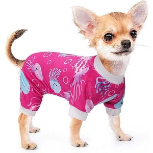 Paaaawaters Dog Jumpsuit Cute Cartoon Animal Print Velvet Puppy Warm Clothes - 1 of 4