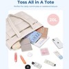 Tote Bag, Lightweight Puffy Tote Bag with Compartments Shoulder Bag Handbag Quilted Shoulder Bag Handbag - 2 of 4
