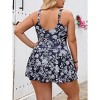Eomenie Swimdress for Women One Piece Swimsuit Tummy Control Swim Dresses Skirt Bathing Suit - 3 of 3