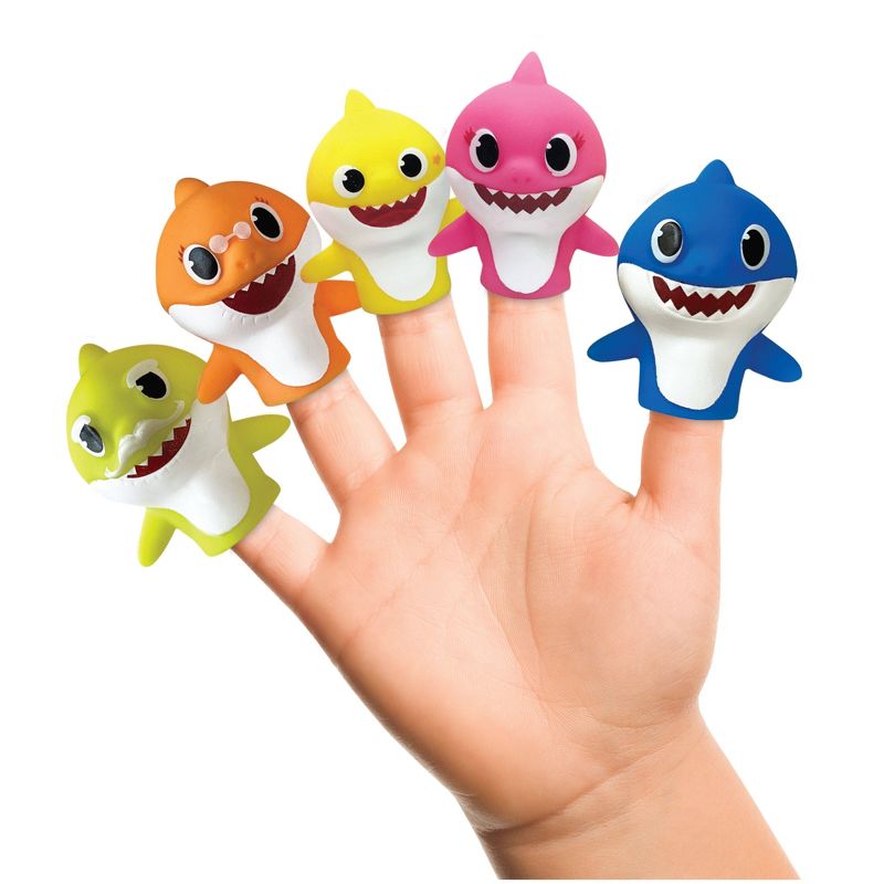 Pinkfong Baby Shark Bath Finger Puppets, 3 of 19