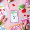 Joyfy 28 Pack Valentines Day Mini Plush Animals with Gift Cards, Cute Stuffed Animal Toys for Classroom Exchange and Party Favors - 2 of 4