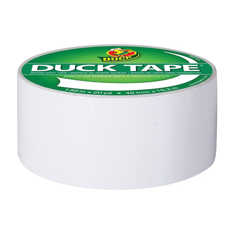Duck 1.88&#34; x 20yd Duct Industrial Tape White, 3 of 13