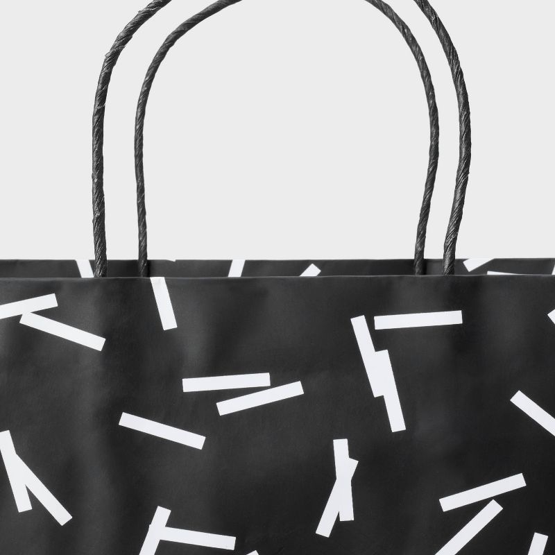 White/Black Confetti Medium Gift Bag - Spritz&#8482;, 3 of 4