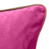 12"x18" Poly-Filled Beaded 'Love' Luxe Velvet Lumbar Throw Pillow - Edie@Home - 2 of 3